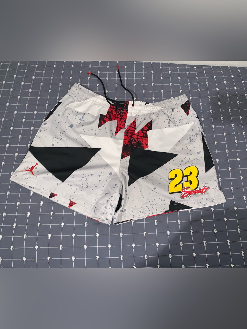 Jordan Sport Essentials 5" Poolside Shorts Cement Grey IB8818-011 Size: 3XL